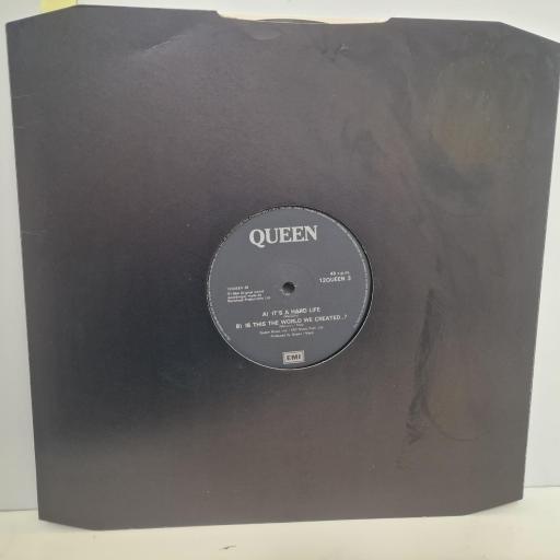 QUEEN It’s A Hard Life (Extended Mix), EMI 12 QUEEN 3, 3 Track 12” Single