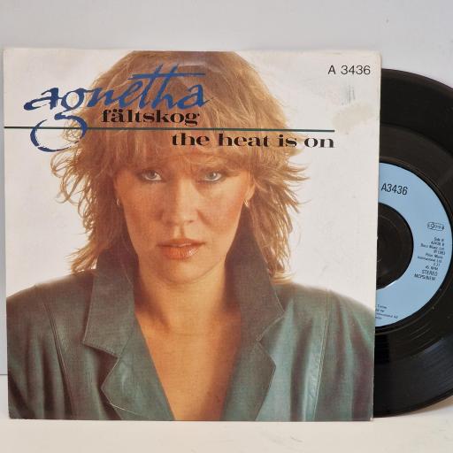 AGNETHA FALTSKOG The heat is on, Man 7 single. A3436