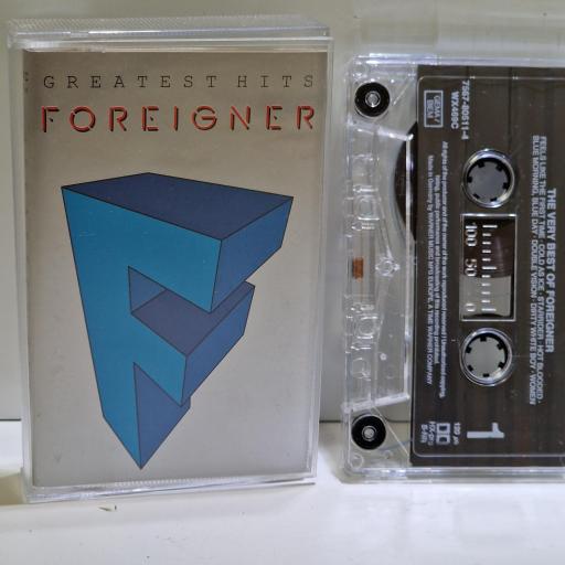 FOREIGNER Greatest hits CASSETTE. WX469C