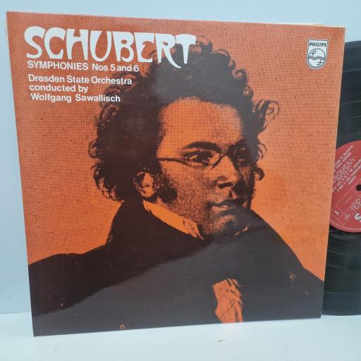 SCHUBERT, SAWALLISCH Symphonies Nos 5 and 6 12” vinyl LP. 6856024