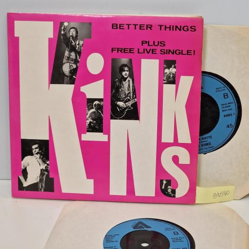 THE KINKS Better Things, Arista ARIST 415, 2x 7” Singles