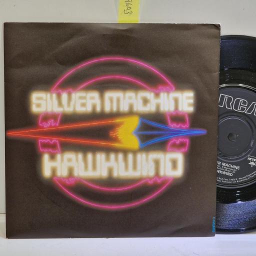 HAWKWIND Silver machine, Psychedelic Warlords 7” single. ACA267