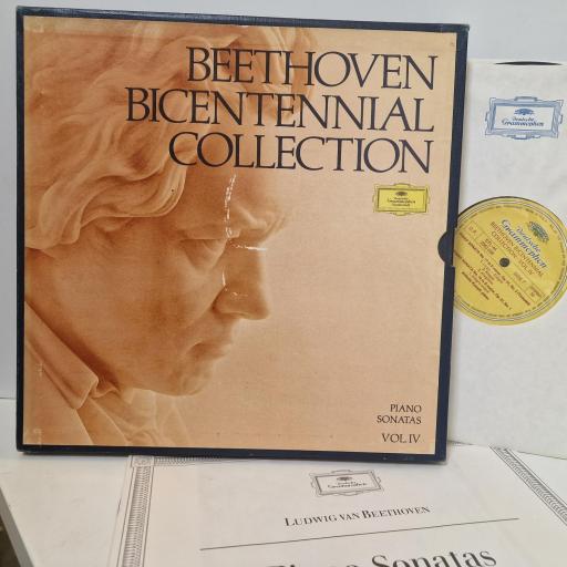 BEETHOVEN – WILLHELM KEMPFF Piano Sonatas Vol. IV, Deutsche Grammophon STL-44, 12” LP, Box Set (5X Vinyl), Slipcase