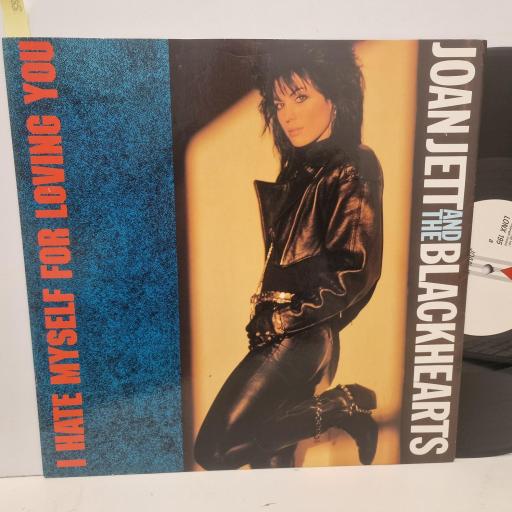 JOAN JETT AND THE BLACK HEARTS I Hate Myself For Loving You, London Records LONX 195, 3 Track 12” Single