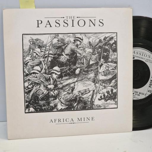 THE PASSIONS Africa Mine, Free live single ft. The Square, Why me, Snow 7” single. POSP384