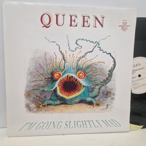 QUEEN I’m Going Slightly Mad, Parlophone QUEENG 17, 3 Track 12” Single, Gatefold, Stereo