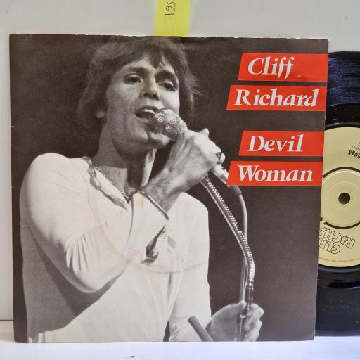 CLIFF RICHARD Devil woman, Love on 7” single. EMI2458