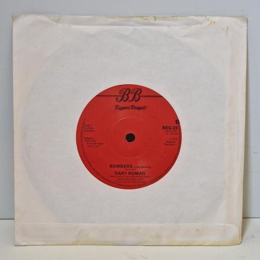 GARY NUMAN Complex, Bombers 7 single. BEG29