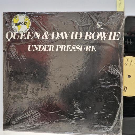 QUEEN & DAVID BOWIE Under Pressure, EMI 1A 052Z-64626, 2 Track 12” Single