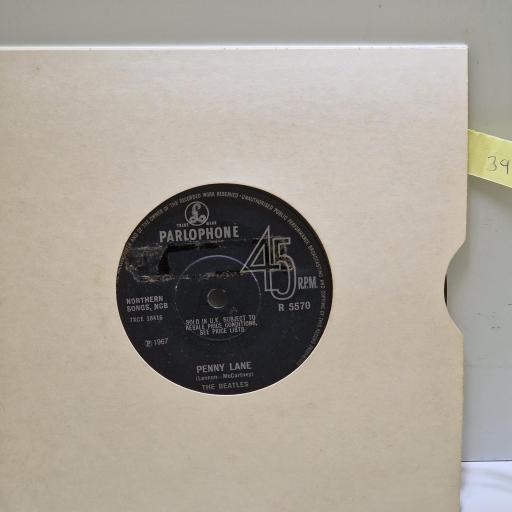 THE BEATLES Strawberry fields forever, Penny lane 7” single. R5570