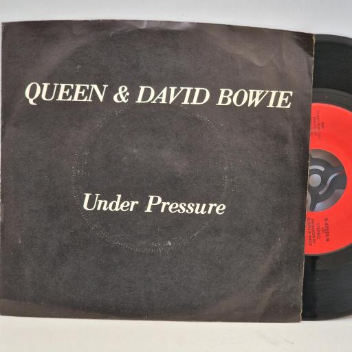 QUEEN & DAVID BOWIE Under pressure, Soul brother 7 single. E-47235