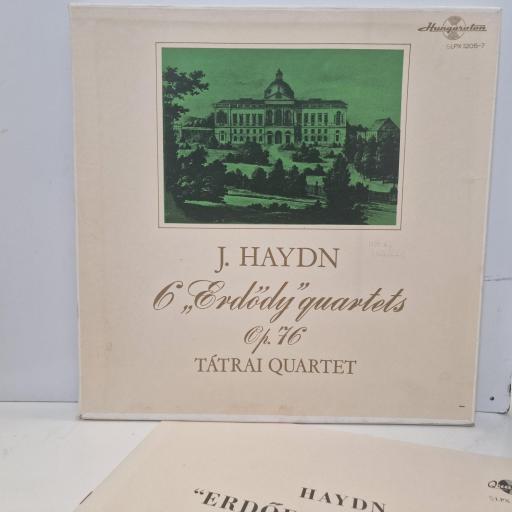 J. HAYDN – TÁTRAI QUARTET 6 “Erdödy" Quartets Op. 76, Hungaroton SLPX 1205-7, 12” LP, Reissue, Stereo