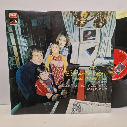 PROKOFIEV / MIA FARROW / LONDON SYMPHONY ORCHESTRA / ANDRE PREVIN Peter And The Wolf / Young Person's Guide, His Master’s Voice ASD 2935, 12” Gatefold LP