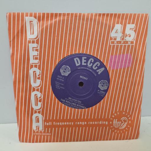 THE ROLLING STONES We love you Dandelion 7” single. F12654