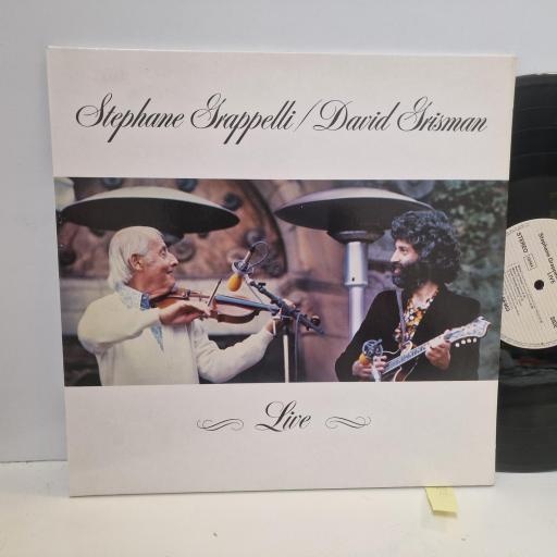 STEPHANE GRAPPELLI / DAVID GRISMAN Live, Warner Bros. WB 56 903 (BSK 3550), 12” Gatefold LP