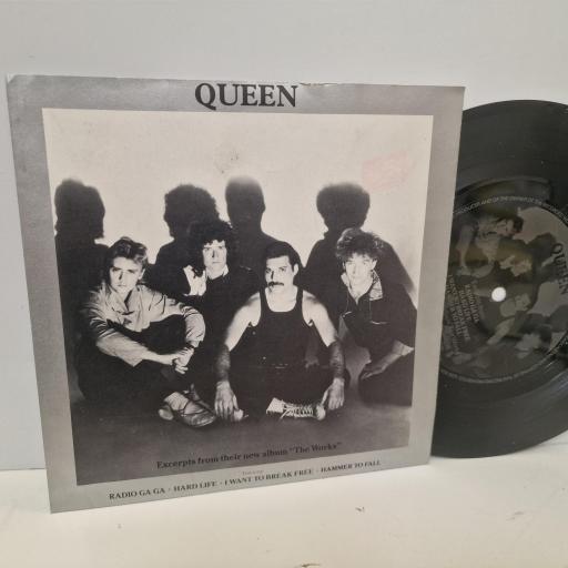 QUEEN Excerpts from their new album “The Works” 7” flexidisc.