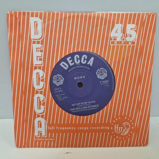 THE ROLLING STONES Get off my cloud Singer not the song 7” single. F12263