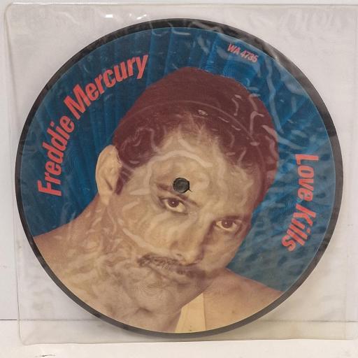 FREDDIE MERCURY Love kills, Rotwangs Party (robot dance) 7 picture disc single. WA4735