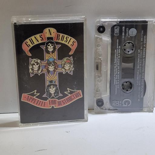 GUNS N’ ROSES Appetite for destruction CASSETTE. WX125C