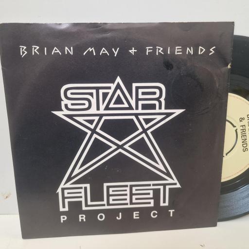 BRIAN MAY & FRIENDS Star Fleet 7” single. EMI5436