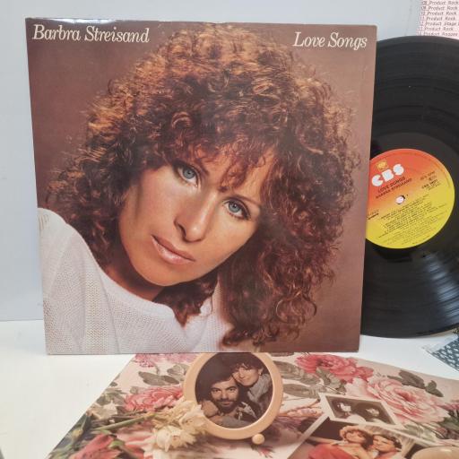 BARBRA STREISAND Love Songs, CBS 10031, 12” LP, Compilation, Stereo, Sunburst Labels