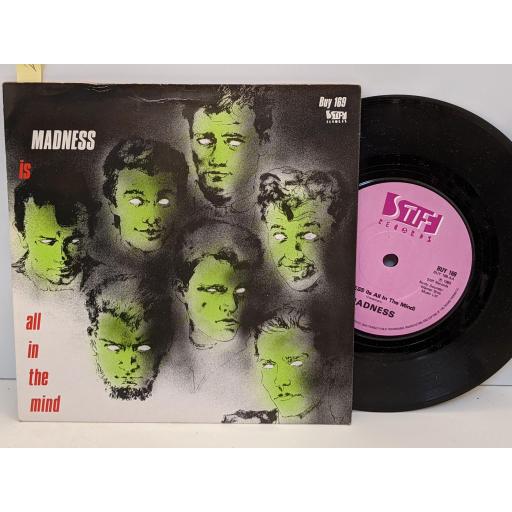 MADNESS Tomorrow's (just another day), Madness (is all in the mind), 7" vinyl SINGLE. BUY169