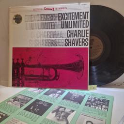 CHARLIE SHAVERS Excitement Unlimited, 12” Vinyl LP, ST 1883