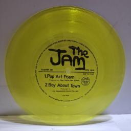 THE JAM Pop Art Poem / Boy About Town, FLEXIPOP 002, 7” VINYL FLEXIDISC