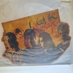 MEN WITHOUT HATS I Got The Message / Our Song, STAK 14, 7” VINYL PICTURE DISC