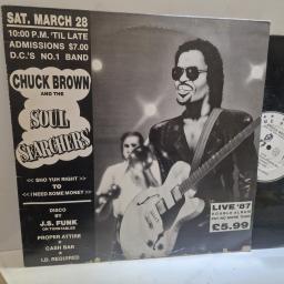 CHUCK BROWN AND THE SOUL SEARCHERS Live ‘87 double album 2x12” vinyl LP. MELTLP3