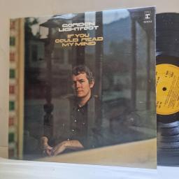 GORDON LIGHTFOOT If you could read your mind 12” vinyl LP. 6392