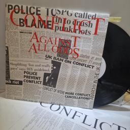 CONFLICT Against All Odds, LPMORT60, 12” VINYL LP