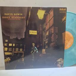 DAVID BOWIE, The rise and fall of Ziggy Stardust and the spiders from Mars, SF8287, 12” blue marbled vinyl LP