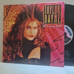 TAYLOR DAYNE Tell it to my heart 12” vinyl LP. 208898