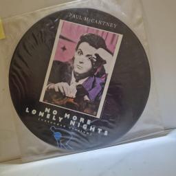 PAUL MCCARTNEY No More Lonely Nights, 12 RP 6080, 12” VINYL PICTURE DISC