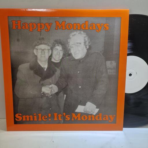 HAPPY MONDAYS Smile! It’s Monday 12” vinyl LP. White labels