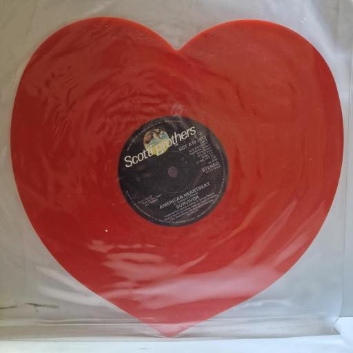 SURVIVOR American Heartbeat, SCT A10 2813, 7” VINYL PICTURE DISC