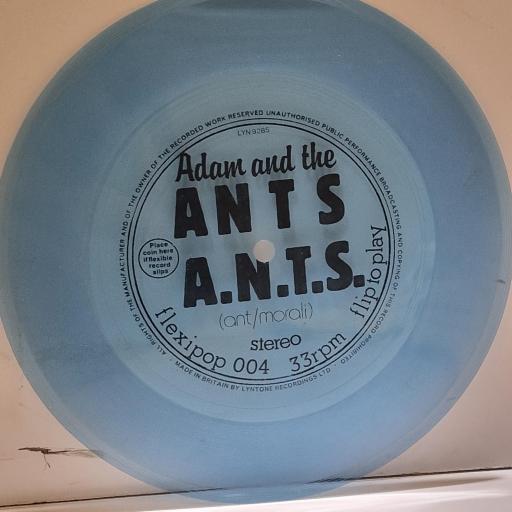 ADAM AND THE ANTS A.N.T.S., FLEXIPOP 004, 7” VINYL FLEXIDISC