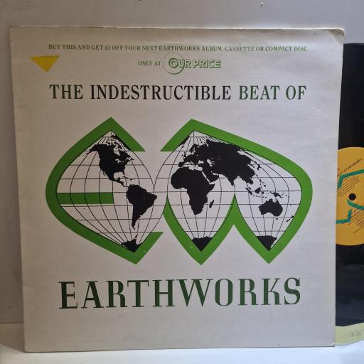 VARIOUS The Indestructible Beat Of Earthworks, 12” Vinyl LP, EWVS 1