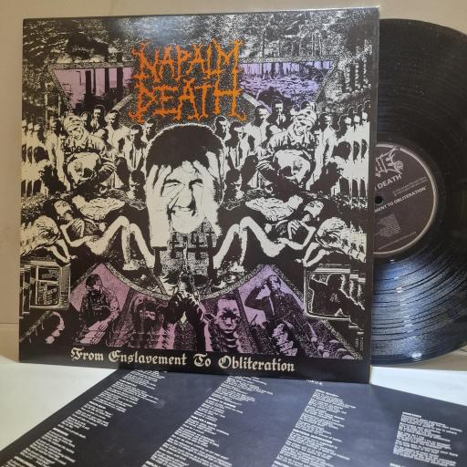 NAPALM DEATH From Enslavement To Obliteration, MOSH 8, 12” VINYL LP