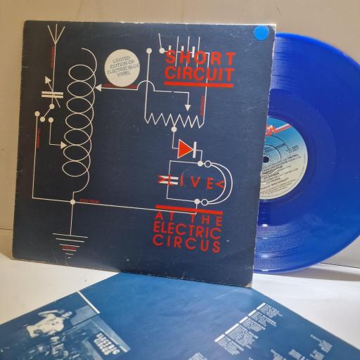 VARIOUS Short Circuit – Live At The Electric Circus, VCL 5003, 10” BLUE VINYL EP