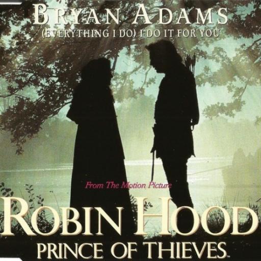 BRYAN ADAMS everything I do FROM ROBIN HOOD PRINCE OF THIEVES. AMY789 12 INCH PICTURE SLEEVE.