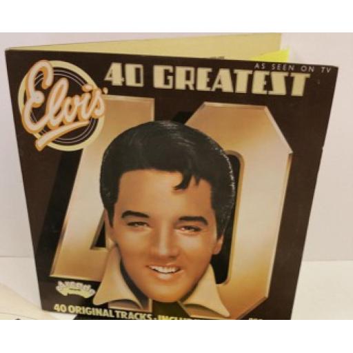 ELVIS 40 greatest hits, gatefold, 2 x lp, ADEP 12