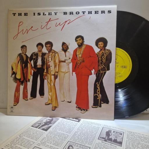 THE ISLEY BROTHERS, Live it up, EPC80317, 12” vinyl LP