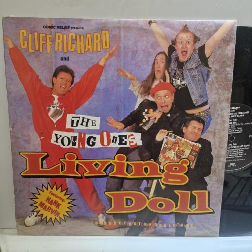 CLIFF RICHARD AND THE YOUNG ONES Living doll 12” single. YZ65T