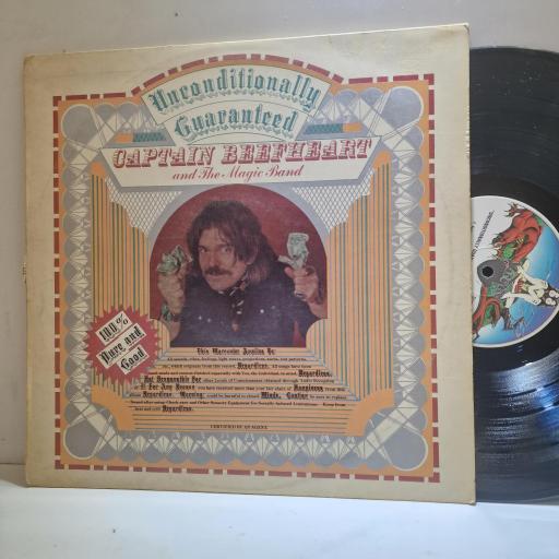 CAPTAIN BEEFHEART AND THE MAGIC BAND Unconditionally Guaranteed 12” vinyl LP. V2015