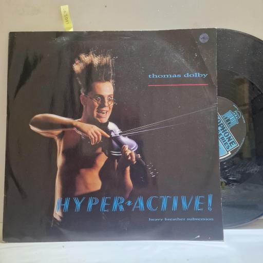 THOMAS DOLBY Hyperactive!, White city 12” single. 12r6065