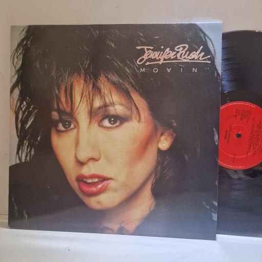 JENNIFER RUSH Movin’ 12” vinyl LP. CBS26710