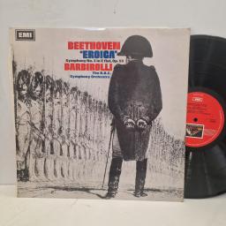 BEETHOVEN, BARBIROLLI, THE B.B.C. SYMPHONY ORCHESTRA, "Eroica" Symphony No. 3 In E Flat, Op. 55, ASD2348, 12” vinyl LP