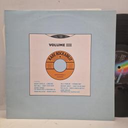 VARIOUS FT/ ROY HALL, BUDDY COVELLE, MOON MULLICAN, REX ALLEN, Rare Rockabilly Volume III, MCFM2833, 12” vinyl LP